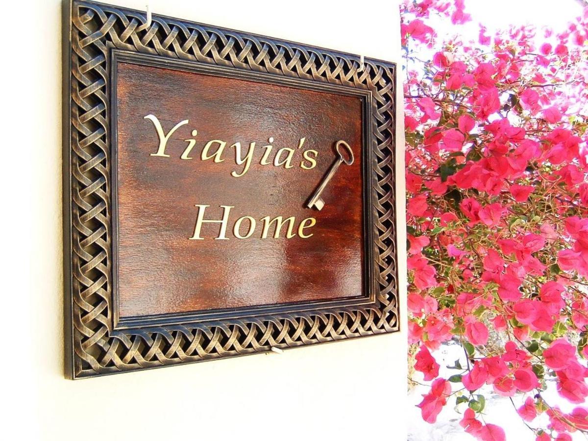 Yiayia'S Home Chalki Town Bagian luar foto